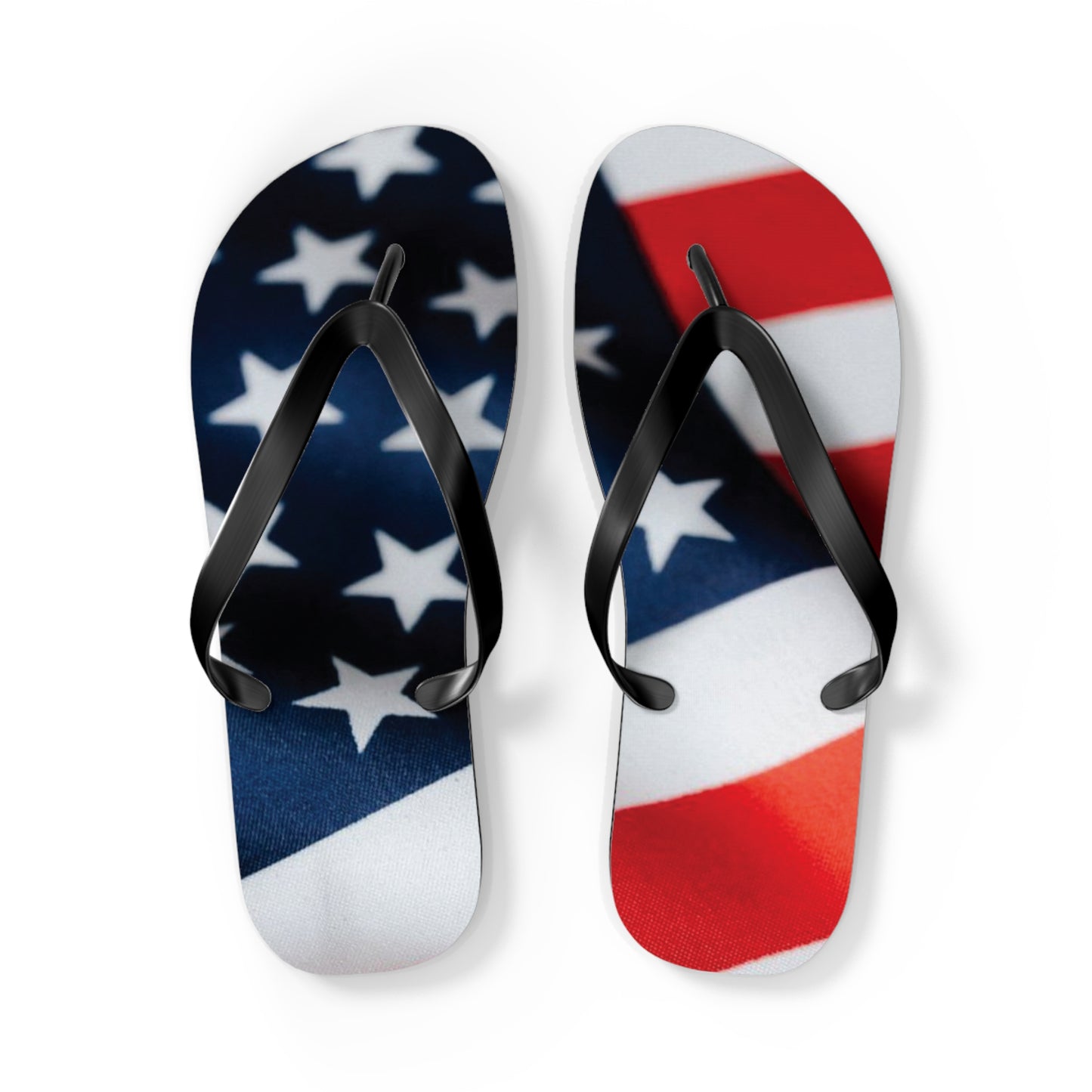 American Flag Flip Flops