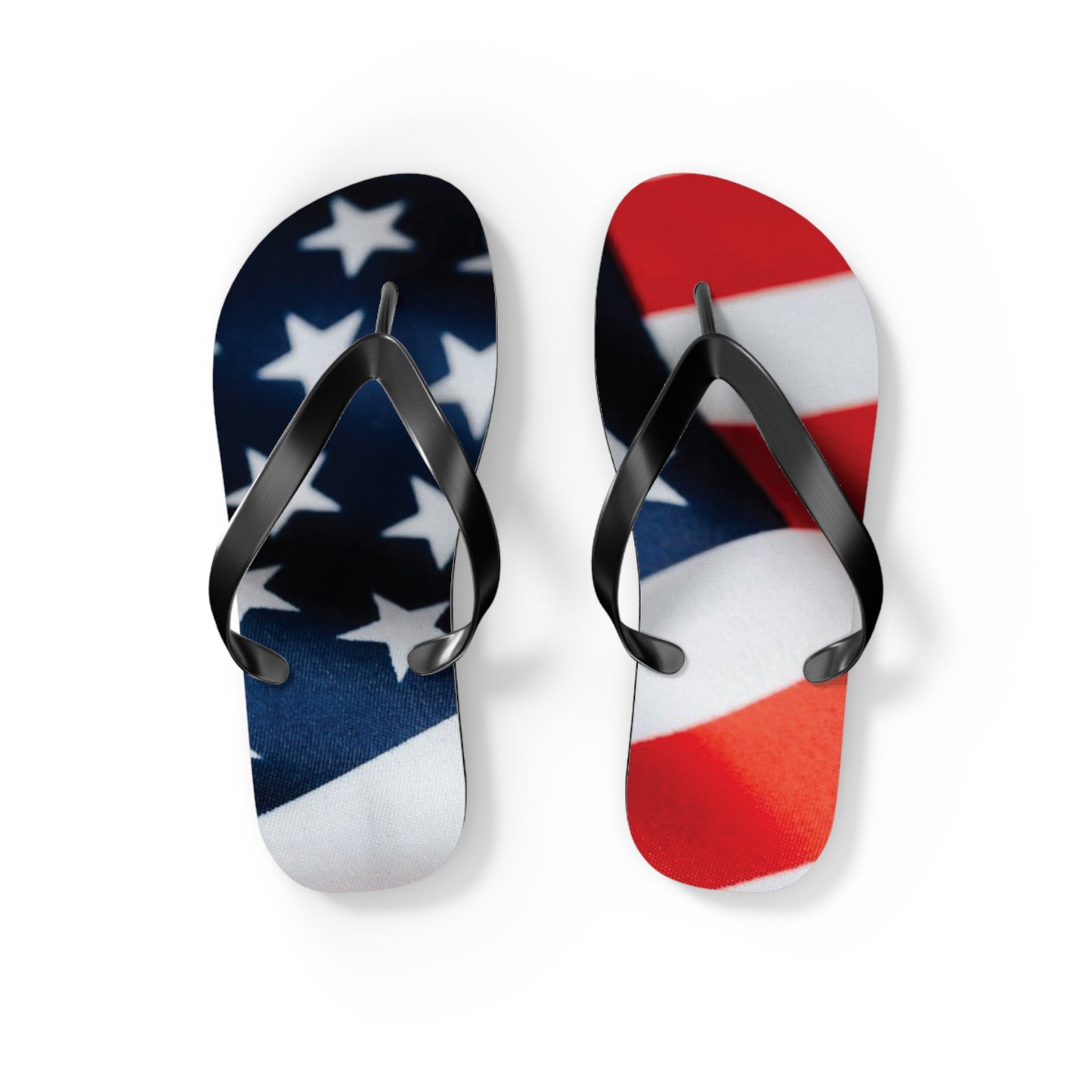 American Flag Flip Flops