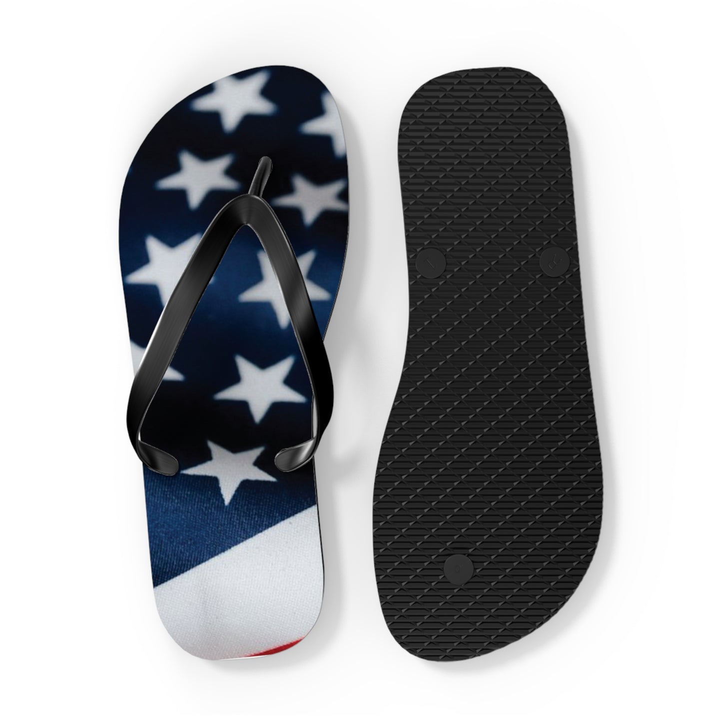 American Flag Flip Flops