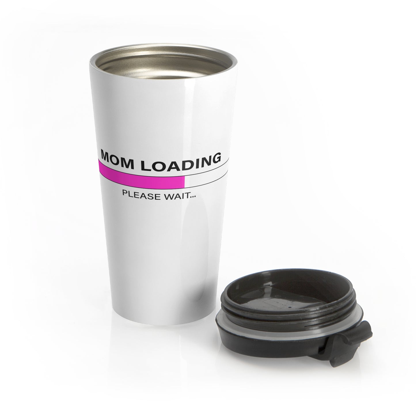 Mom Loading Stainless Steel Travel Mug 15 oz