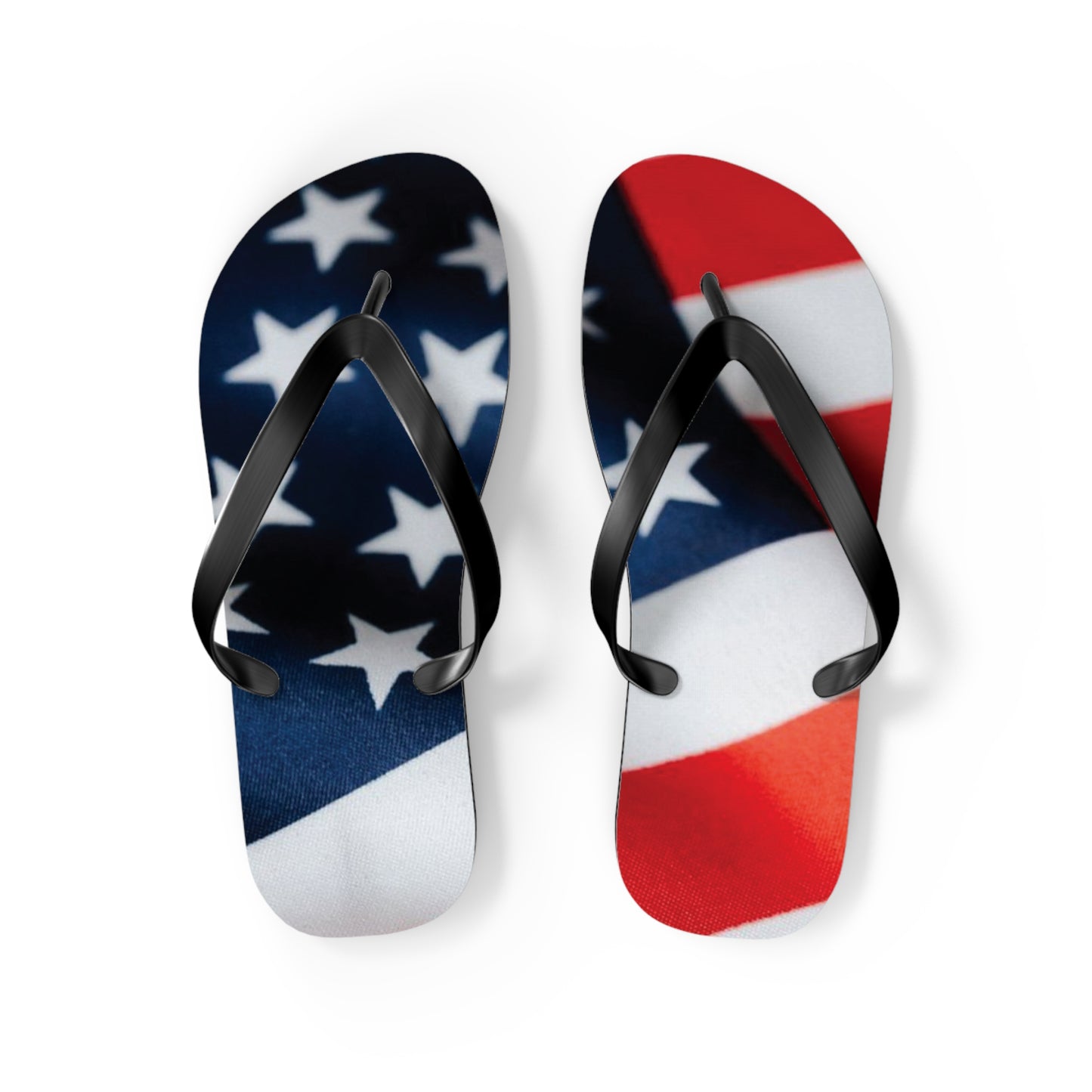 American Flag Flip Flops