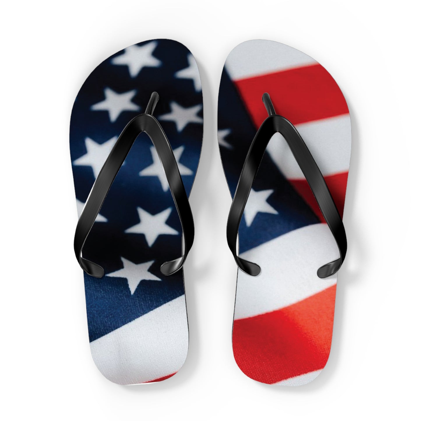 American Flag Flip Flops