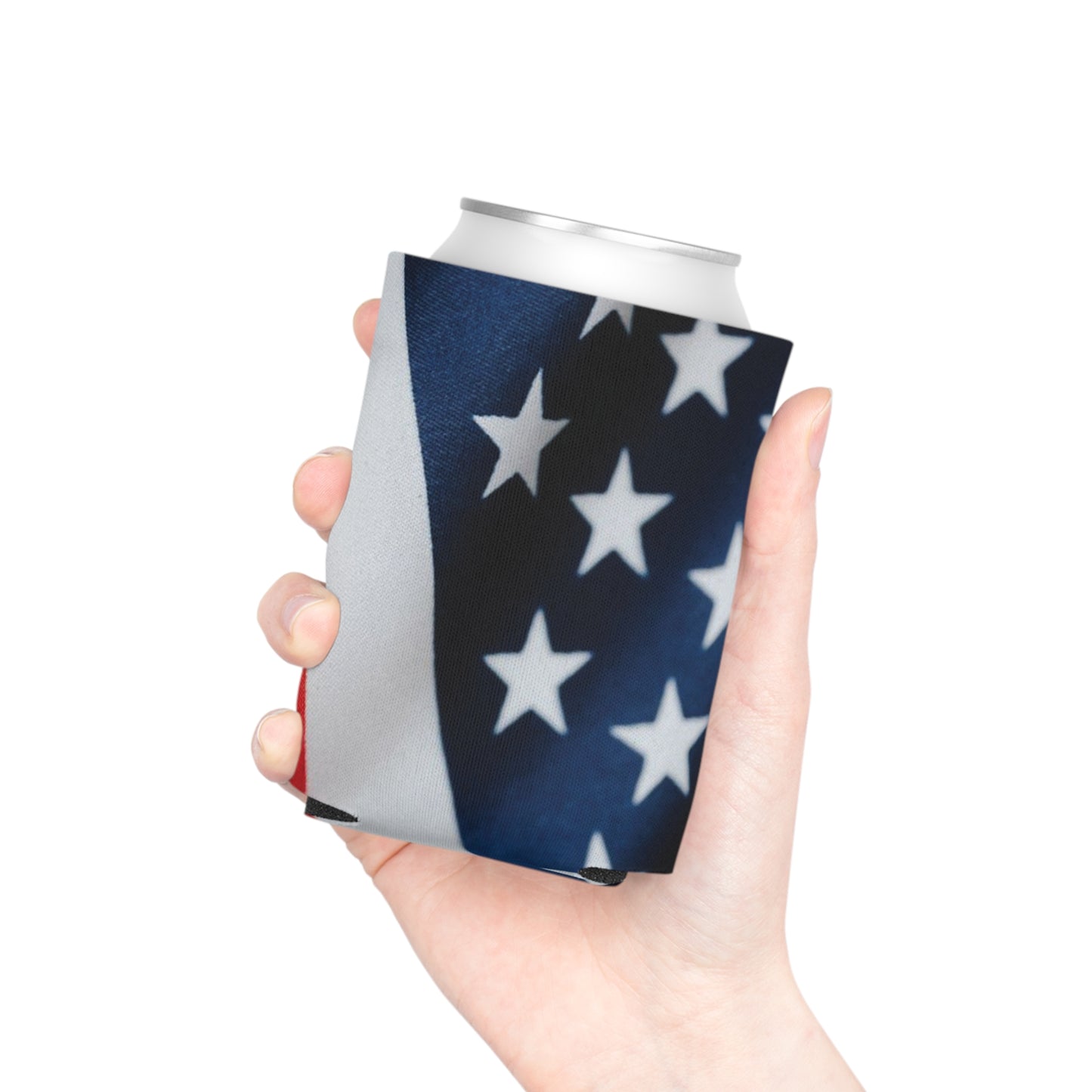American Flag Can Cooler