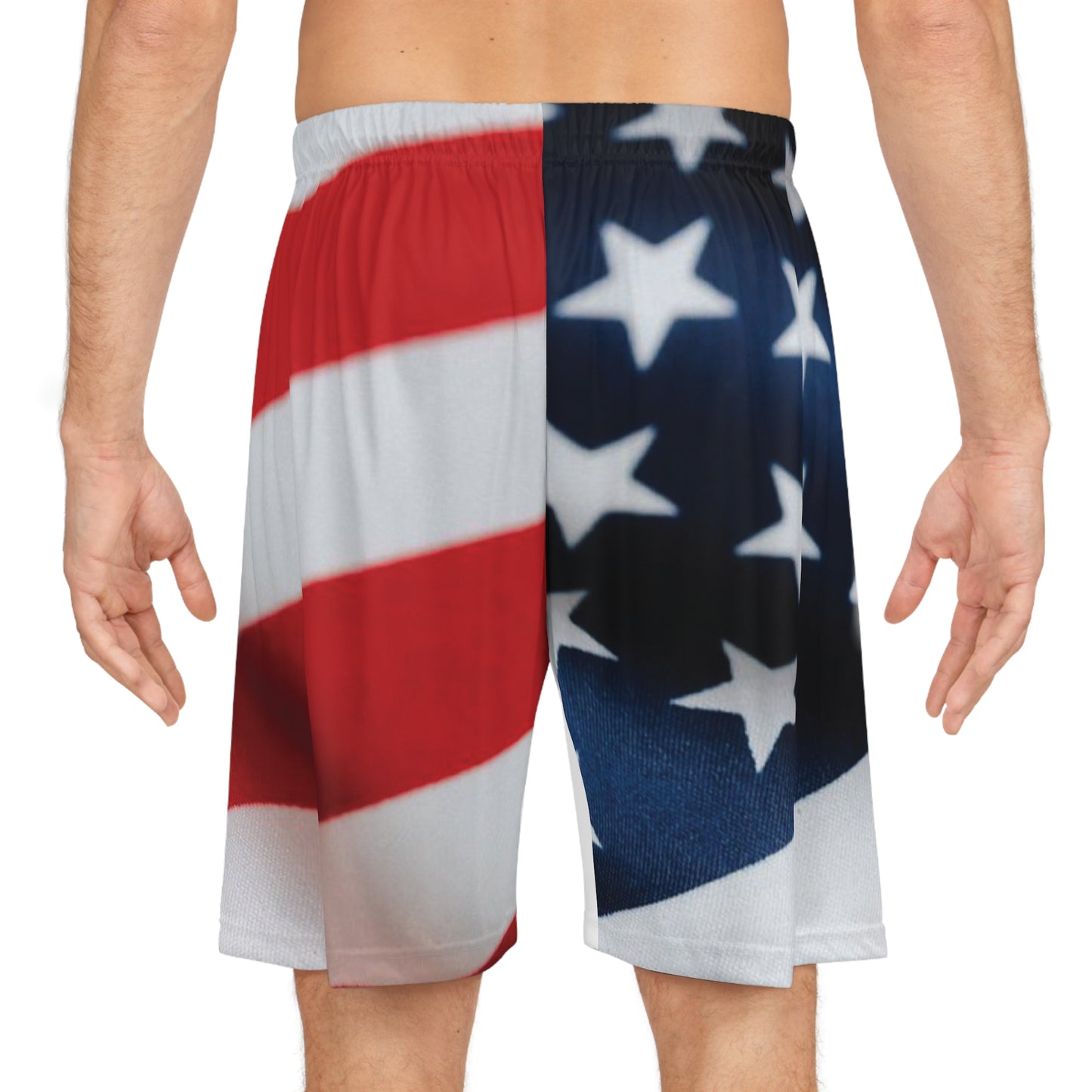 American Flag Basketball Shorts (AOP)