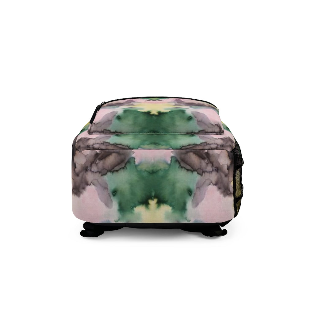 Watercolor Camo Printed Backpack (Made in USA)