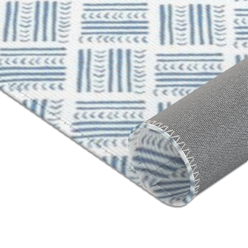 Watercolor Basketweave Area Rugs