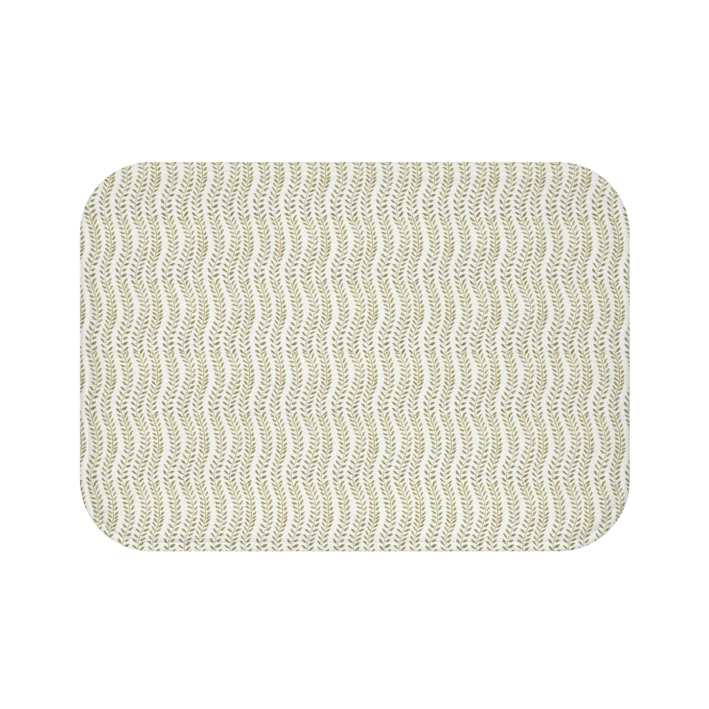 Spring Vine Leaves Bath Mat