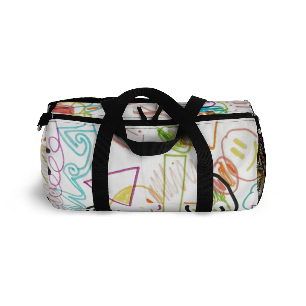 Graffiti Printed Duffel Bag