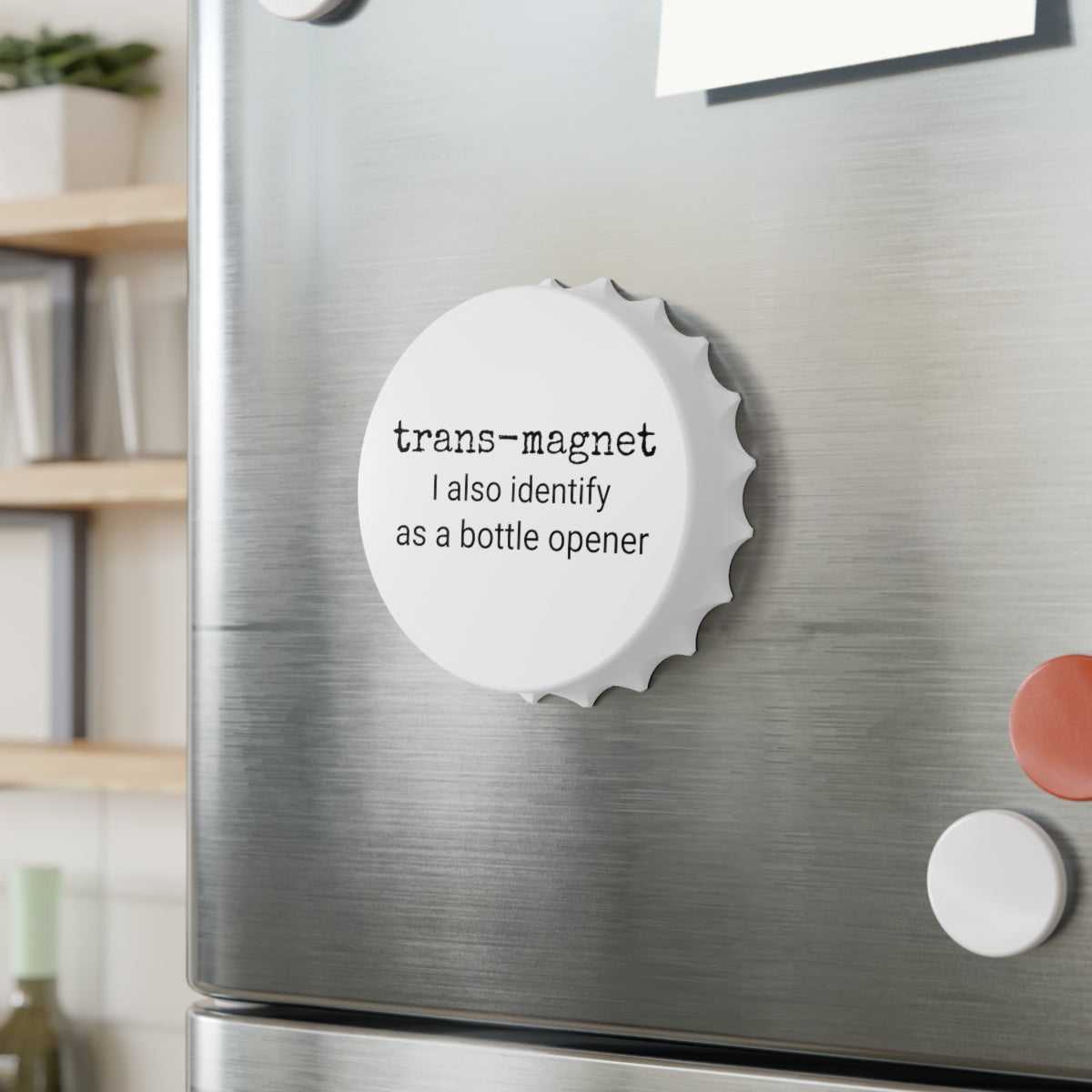Trans-Magnet Magnetic Bottle Opener