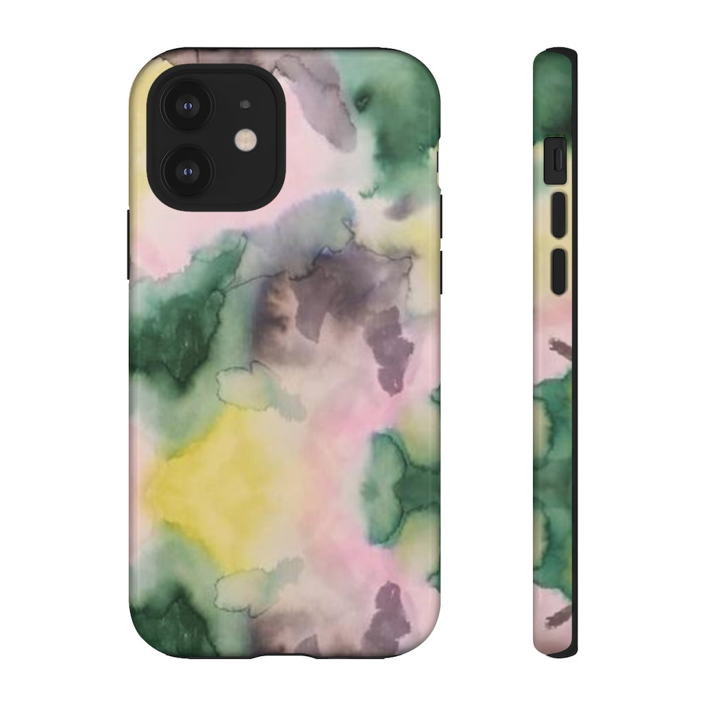 Watercolor Camo Printed Tough Cases