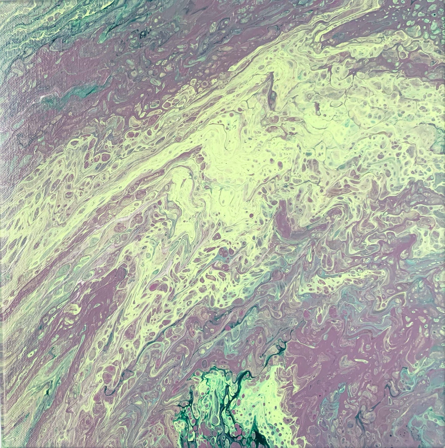 Original Painting, Abstract Acrylic on canvas 12” x 12”