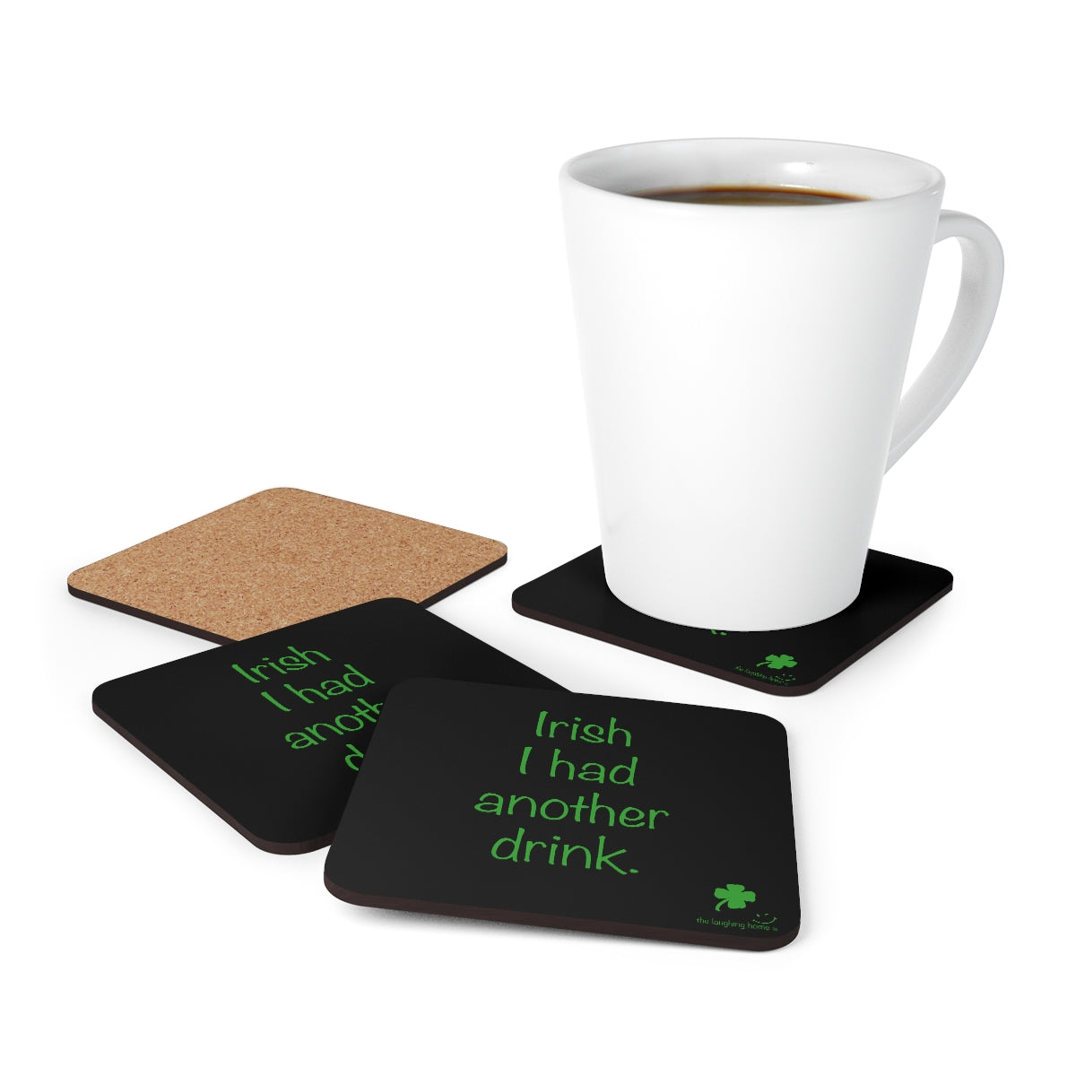 Irish I had another drink Corkwood Coaster Set of 4