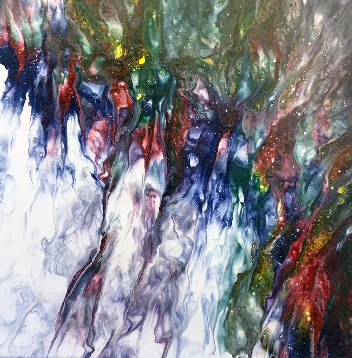 Original Painting, Abstract Acrylic on canvas 14” x 14”