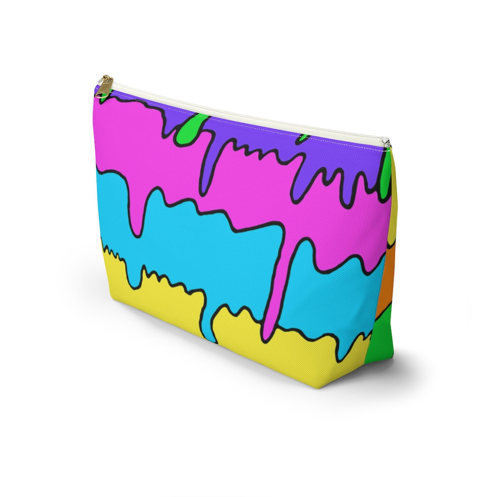 Drip Stripe Accessory Pouch w T-bottom