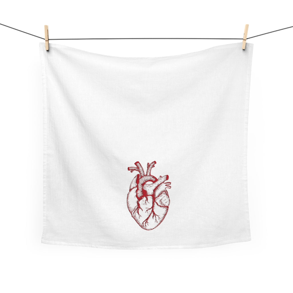 Human Heart Halloween Tea Towel