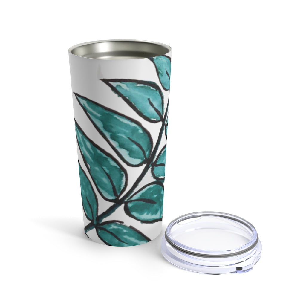 Tropical Palm Leaf Printed Tumbler 20oz