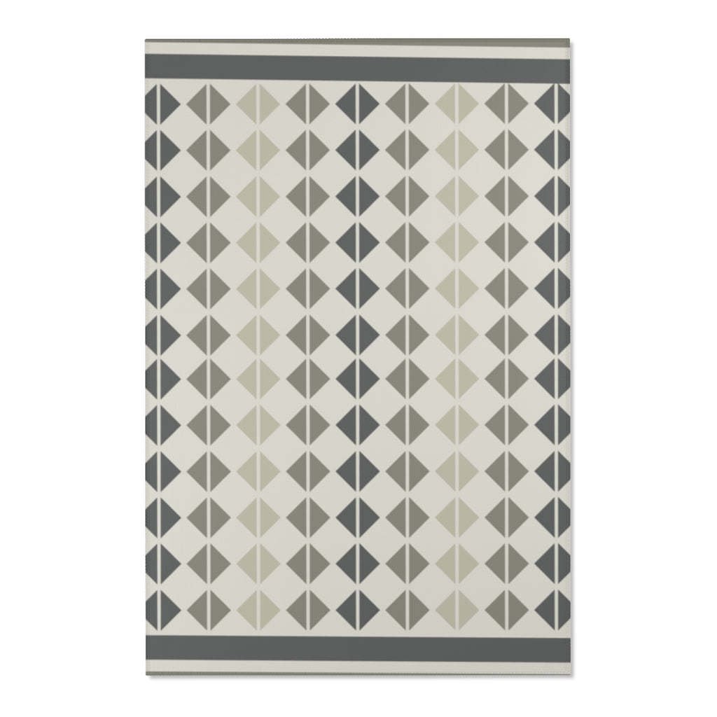 Neutral Geo Printed Area Rugs