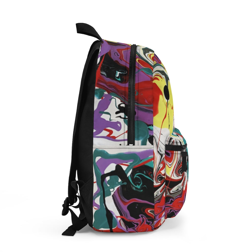 Abstract Art Printed Backpack (Made in USA)