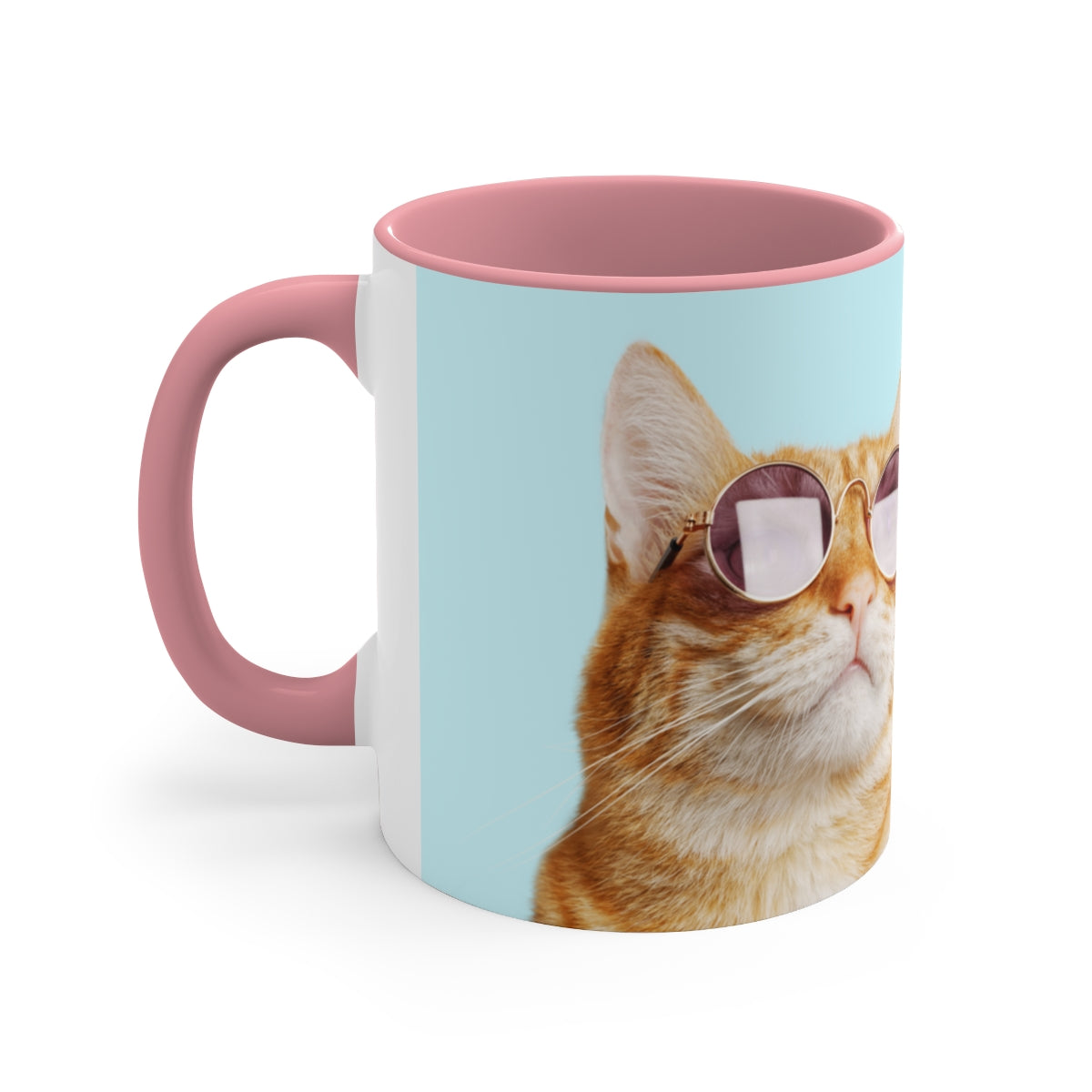 Feline Fine Kitty Cat Accent Coffee Mug, 11oz