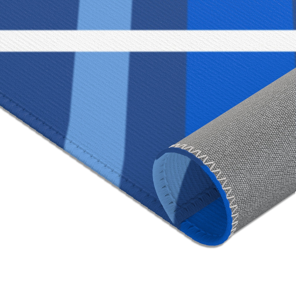 Stripe Geo Printed Area Rugs