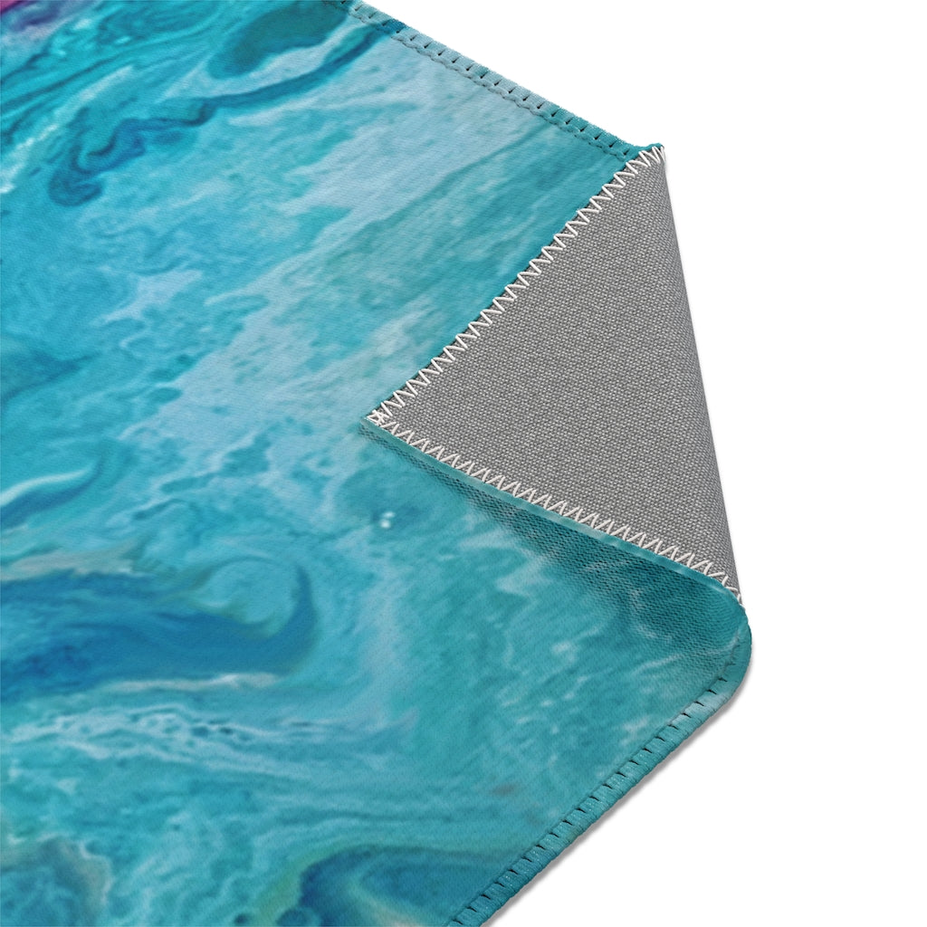 Abstract Landscape Printed Area Rugs