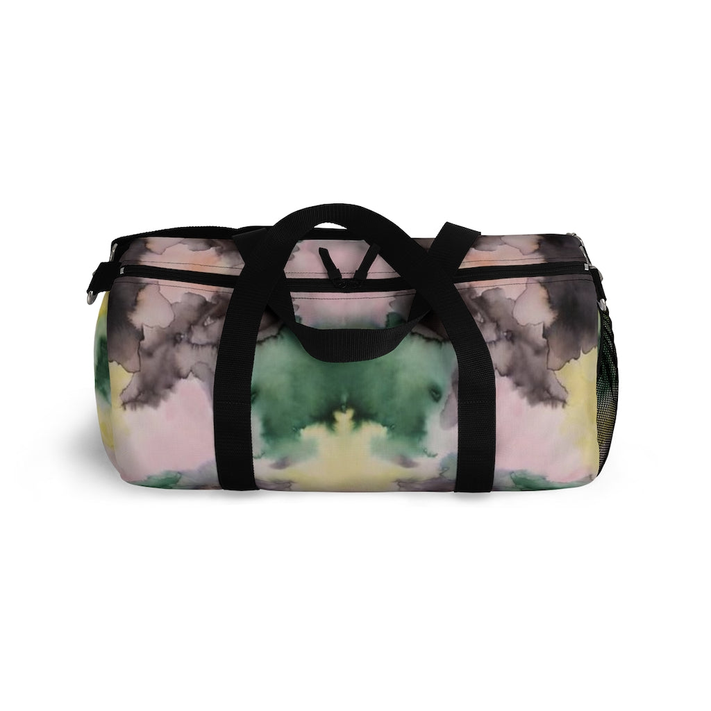Watercolor Camo Printed Duffel Bag