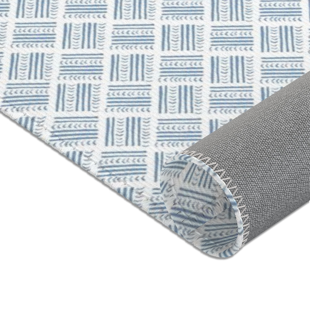Watercolor Basketweave Area Rugs