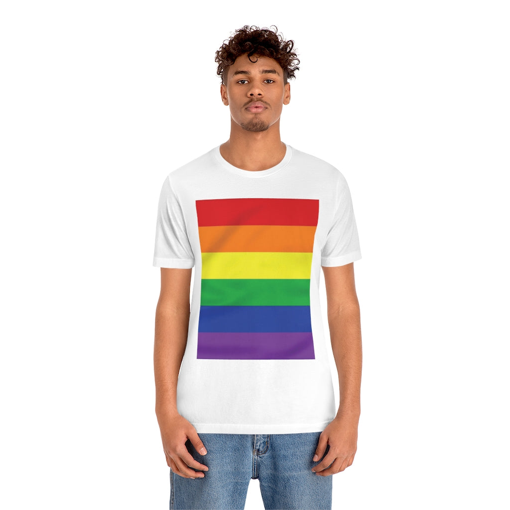Pride Flag Unisex Jersey Short Sleeve Tee