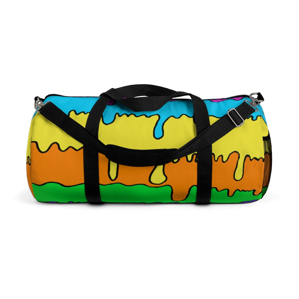 Drip Stripe Printed Duffel Bag