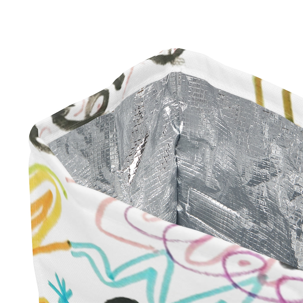 Graffiti Art Printed Polyester Lunch Bag