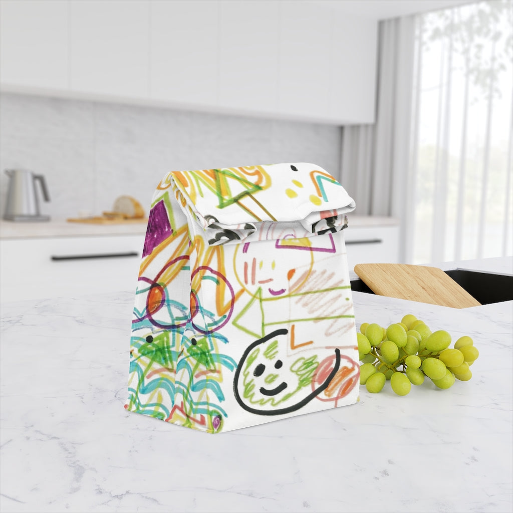 Graffiti Art Printed Polyester Lunch Bag
