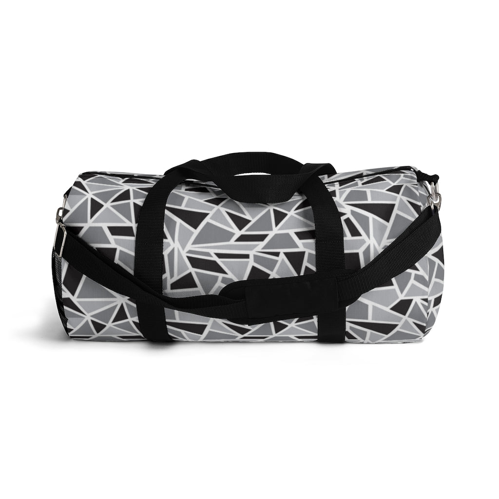 Black & White Geo Printed Duffel Bag