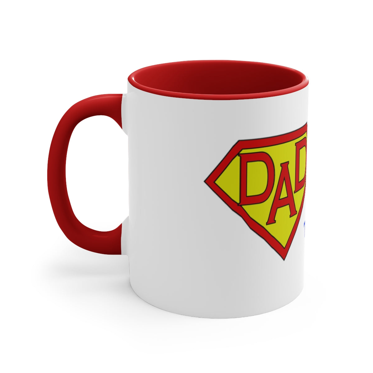 Super Dad The Man The Myth The Legend Accent Mug