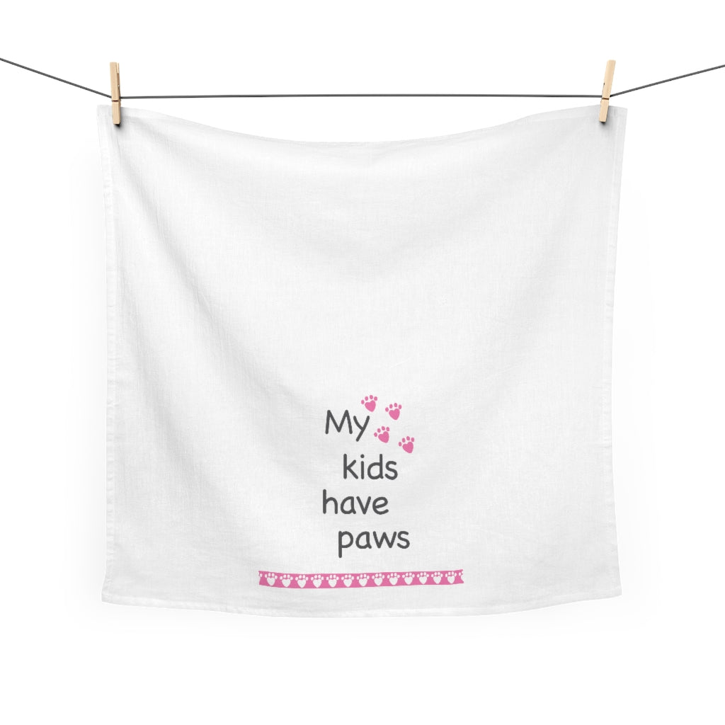 My kids have Paws Tea Towel