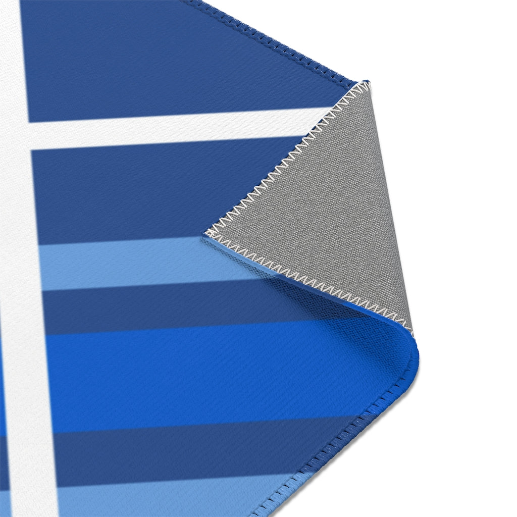 Stripe Geo Printed Area Rugs