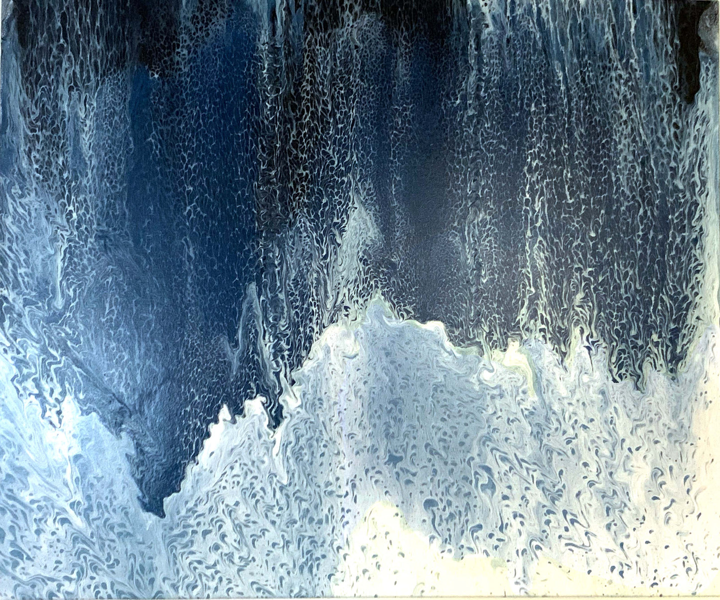 Abstract Acrylic on canvas 36” x 30”