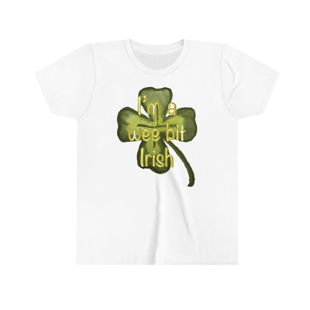 I'm a wee bit Irish Youth Short Sleeve Tee