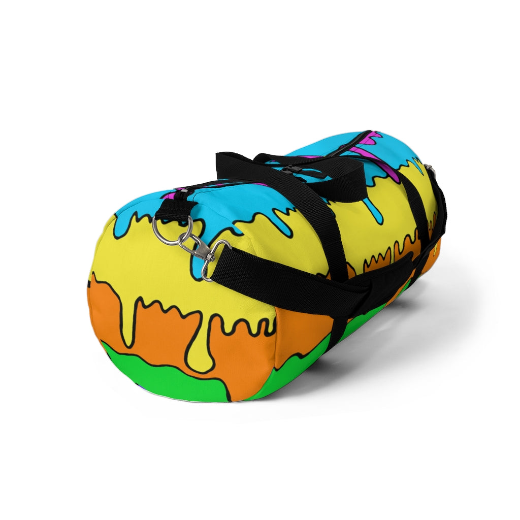Drip Stripe Printed Duffel Bag