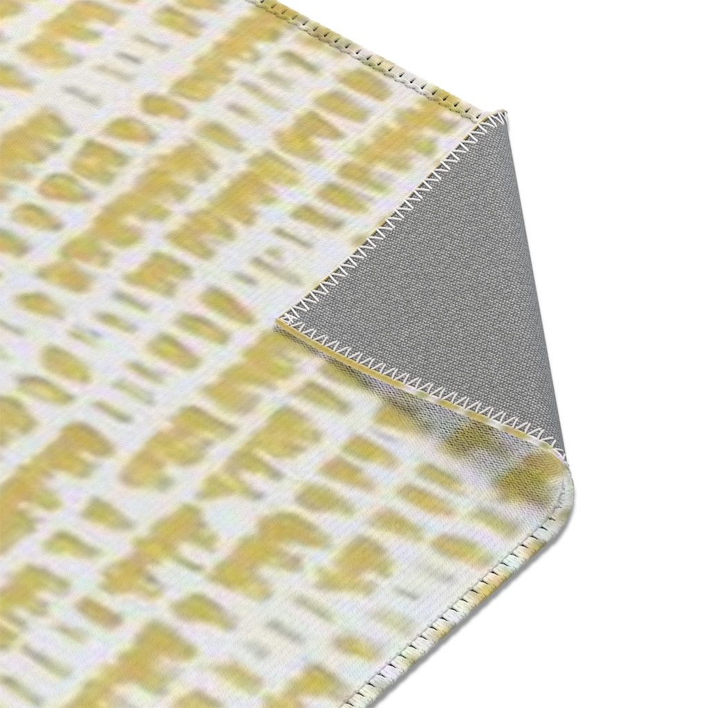 Distressed Stripe Watercolor Printed Area Rugs