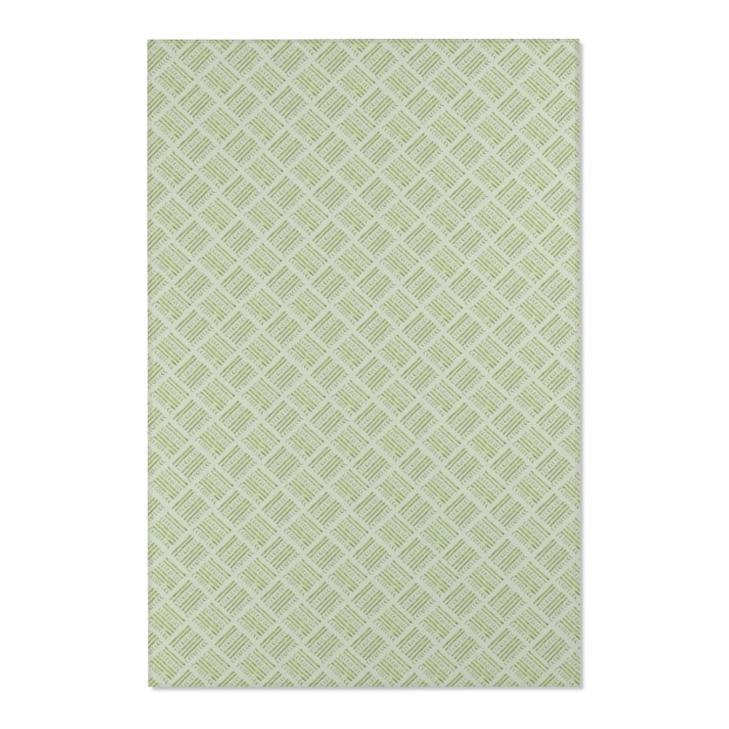 Watercolor Basketweave Printed Area Rugs