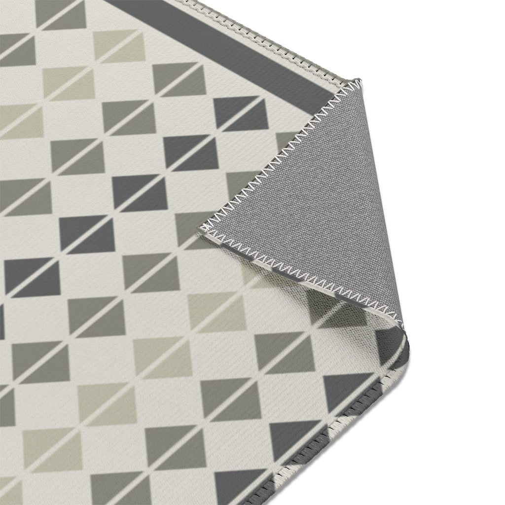 Neutral Geo Printed Area Rugs