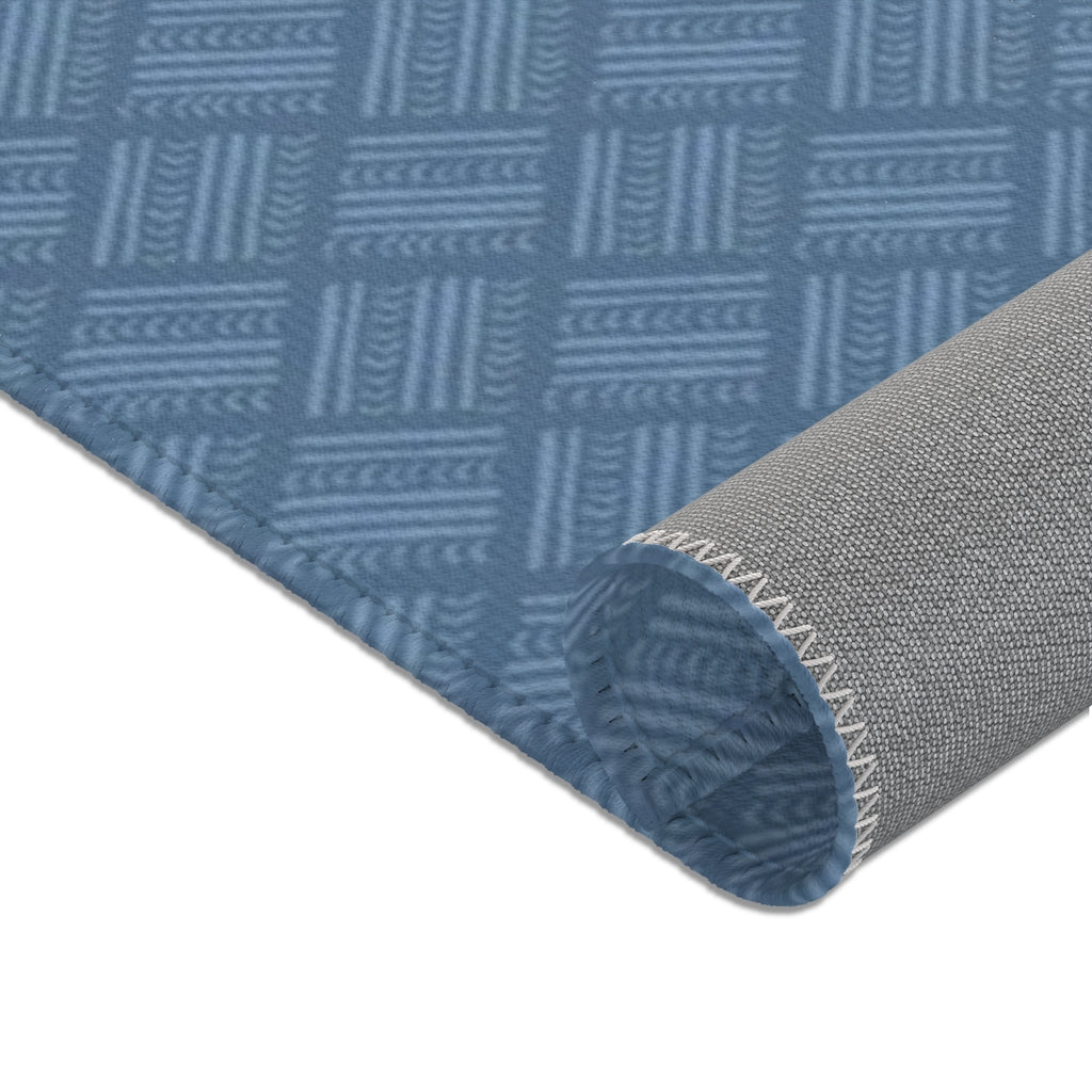 Watercolor Basketweave Area Rugs
