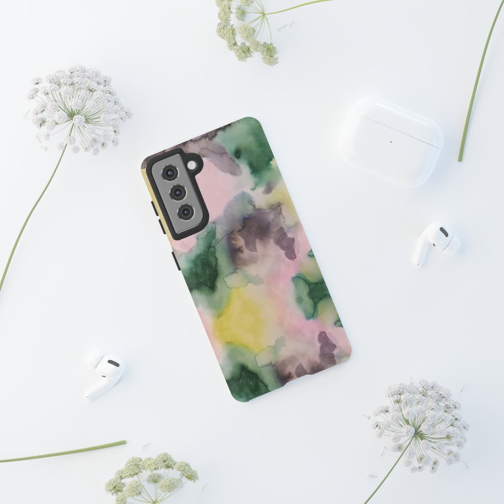 Watercolor Camo Printed Tough Cases