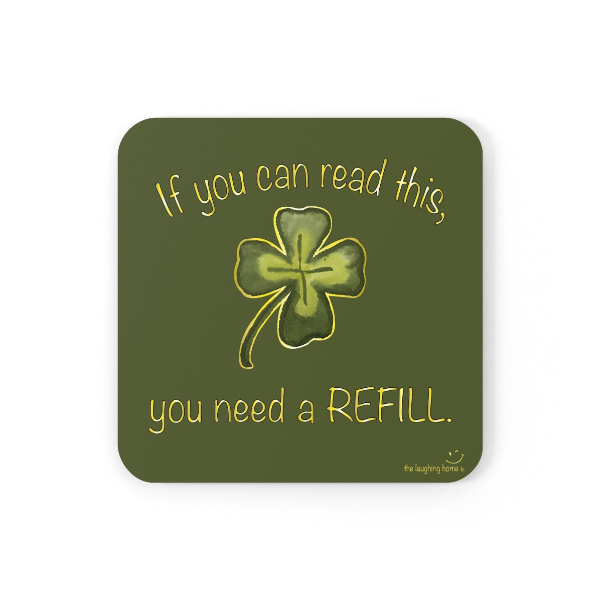 You Need a REFILL Corkwood Coaster Set of 4