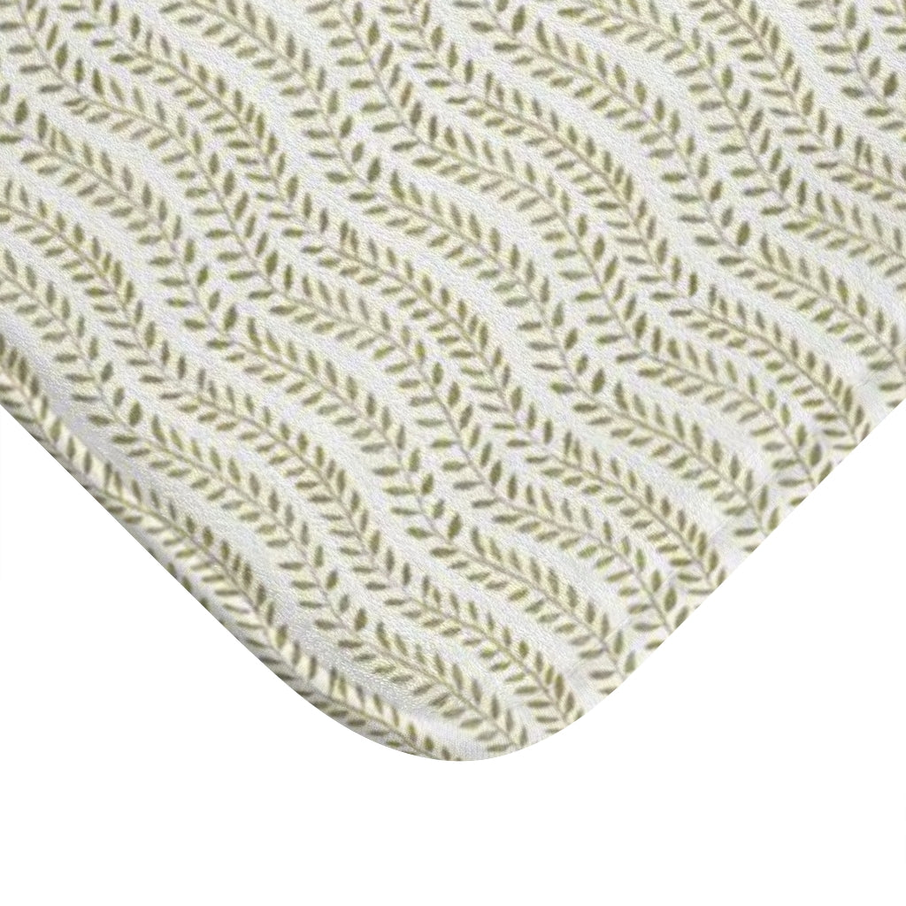 Spring Vine Leaves Bath Mat