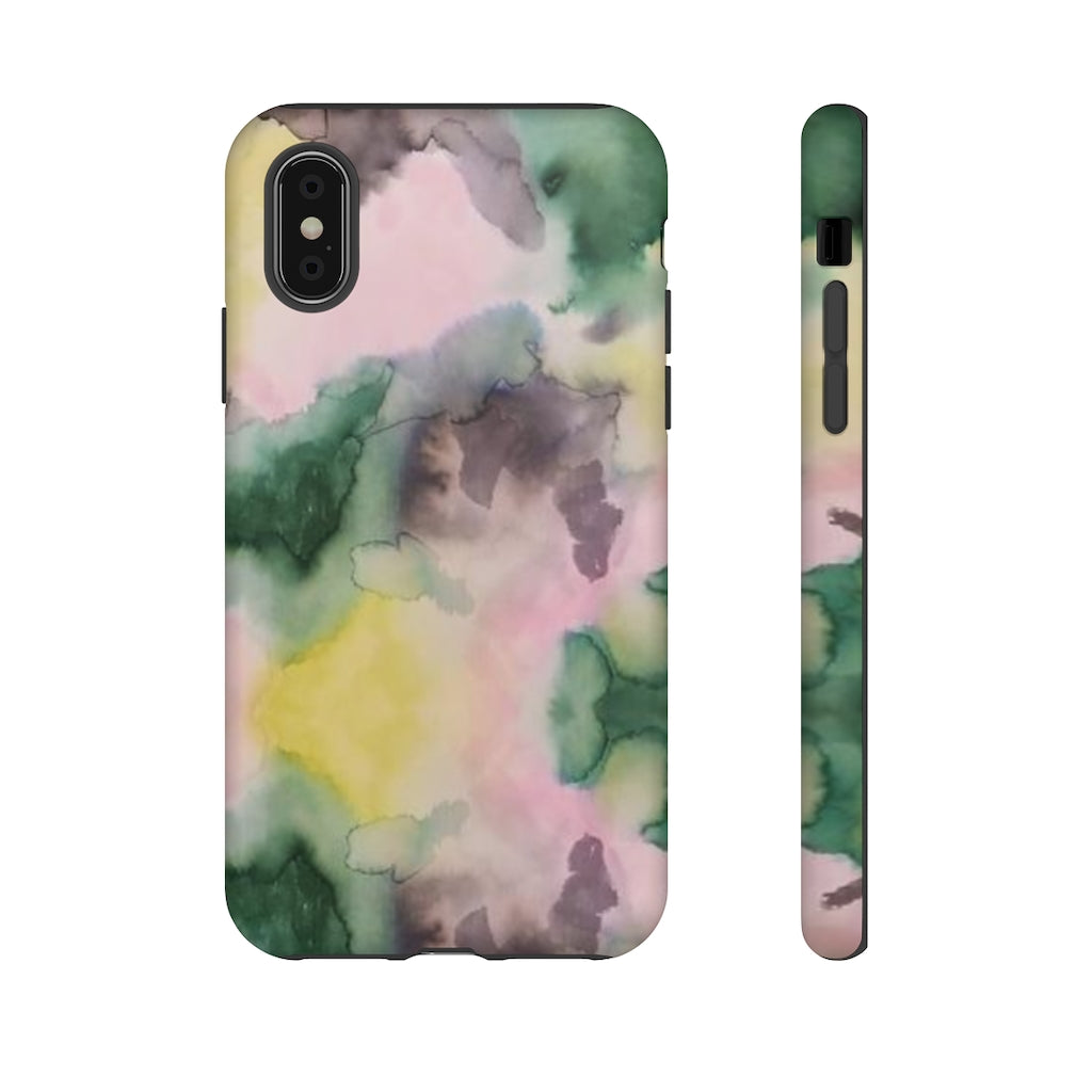 Watercolor Camo Printed Tough Cases