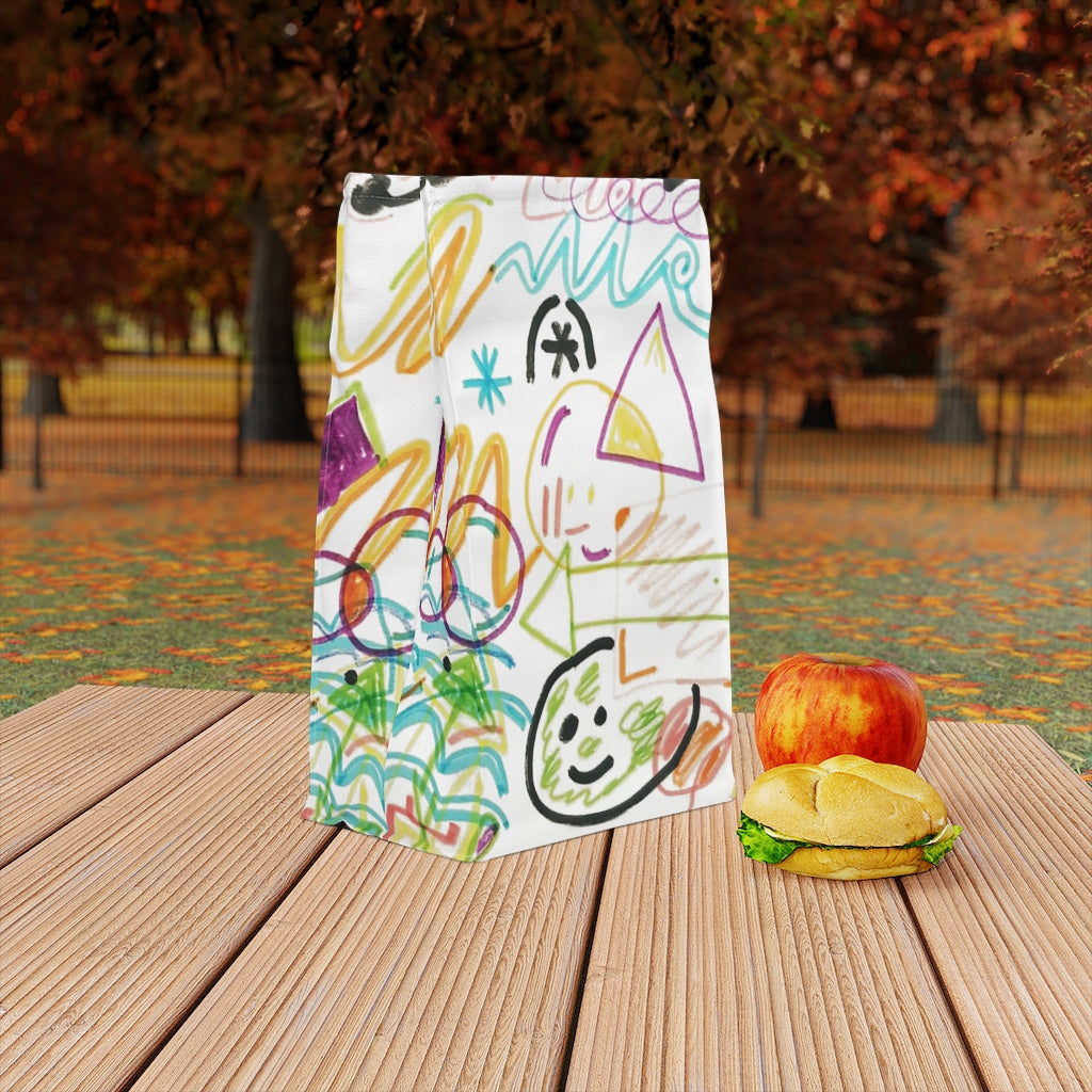 Graffiti Art Printed Polyester Lunch Bag