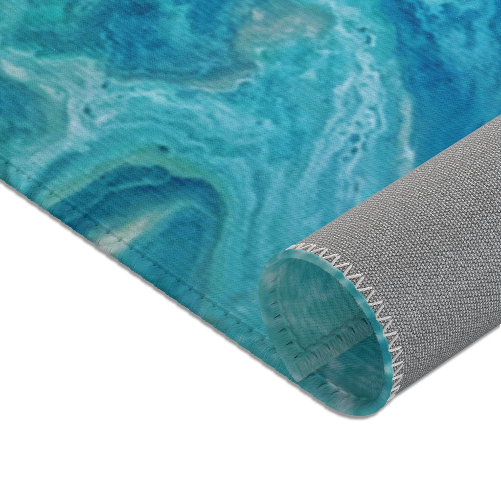 Abstract Landscape Printed Area Rugs
