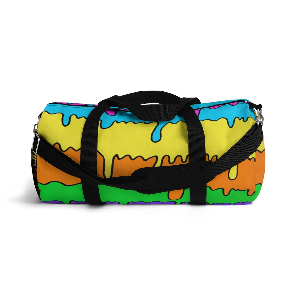 Drip Stripe Printed Duffel Bag