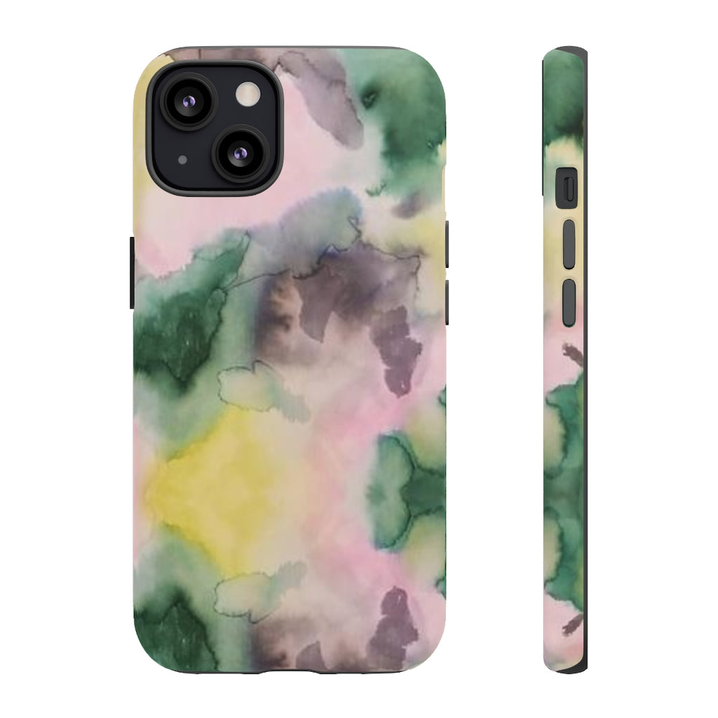 Watercolor Camo Printed Tough Cases
